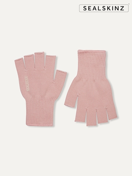 Sealskinz Pink Thornham Solo Merino Mittens (B27437) | kr210