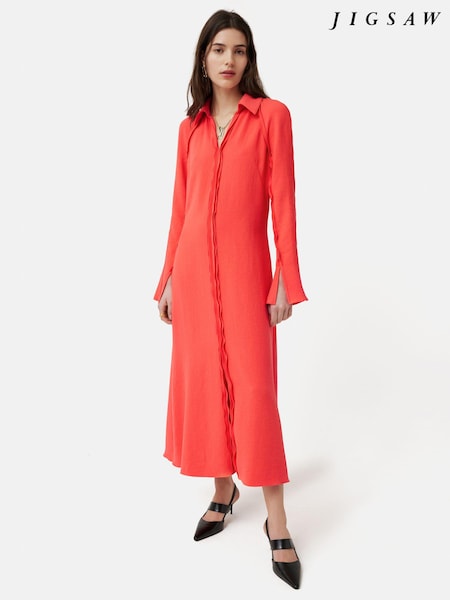 Rosa - Jigsaw Japanese Hemdkleid aus Krepp (B27480) | 172 €