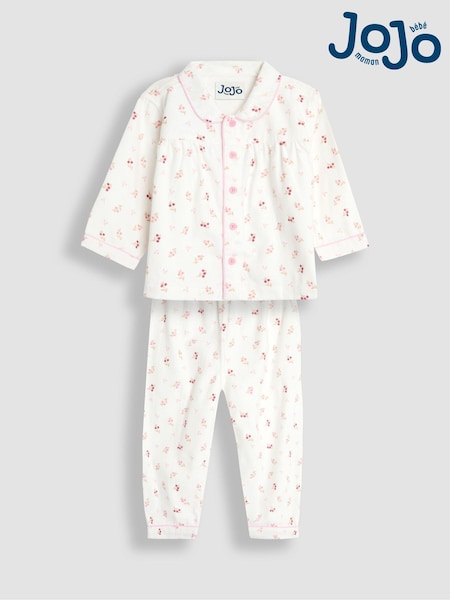 JoJo Maman Bébé Cream Woven Pyjamas (B27517) | €34