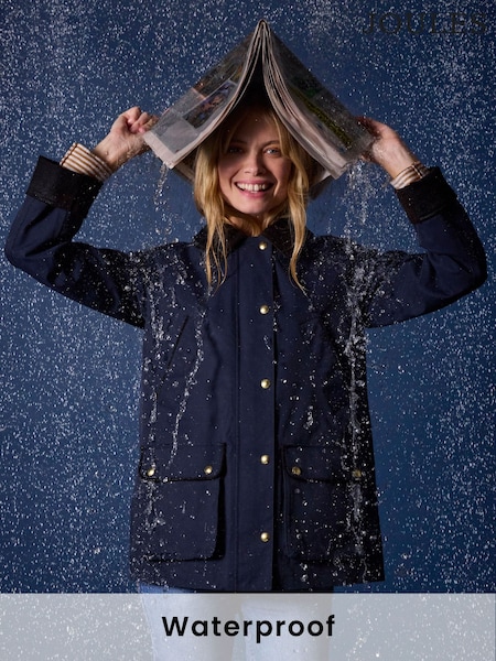 marine - Joules Katherine Waterproof Heritage Coat (B27693) | € 187
