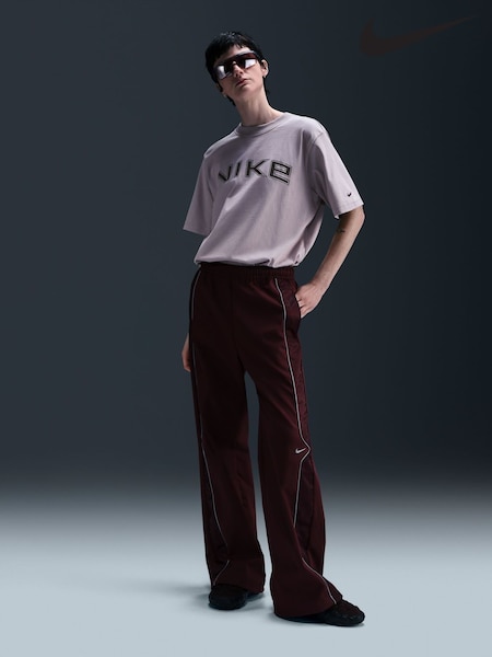 Nike Lilac Purple Sportswear Phoenix Short-Sleeve T-Shirt (B27979) | €23