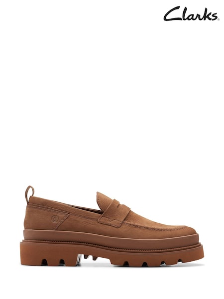 Maro - Pantofi din năbuc cu insignă Clarks (B28497) | 459 LEI