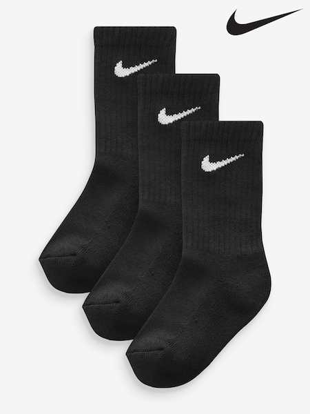 Schwarz - Nike Little Kids 3 Pack Socks (B28848) | 12 €