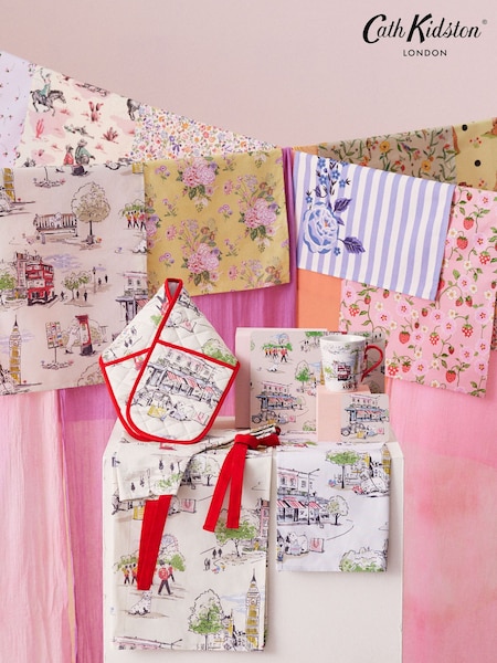 Cath Kidston Cream Billie Goes To Town Placemats & Coasters (B28943) | €32