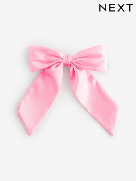Pink Long Bow Clip (B29036) | €9