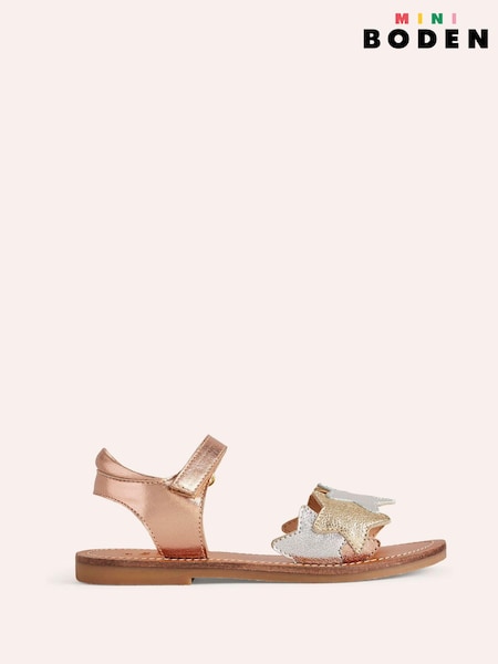 Boden Natural Metallic Star Sandals (B29115) | € 14 - € 16