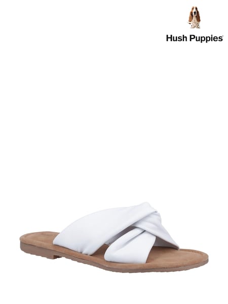 Blanco - Hush Puppies Amy Mule Sandals (B29123) | 57 €
