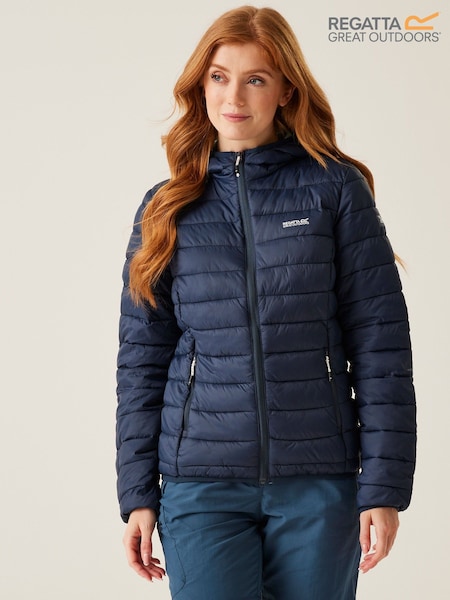 Regatta Blue Light Womens Hooded Marizion Walking Jacket (B29238) | ₪317