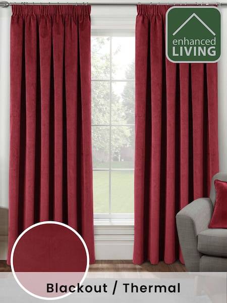 Enhanced Living Thermal Blackout Oxford Readymade Curtains (B29246) | €91 - €164