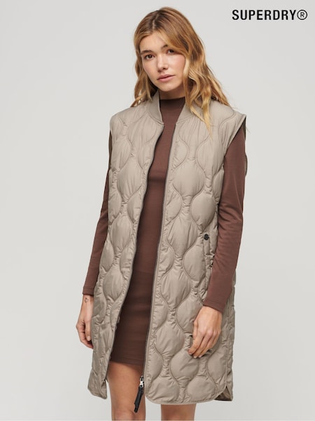 Superdry Nude Studios Long Liner Gilet (B29270) | €57