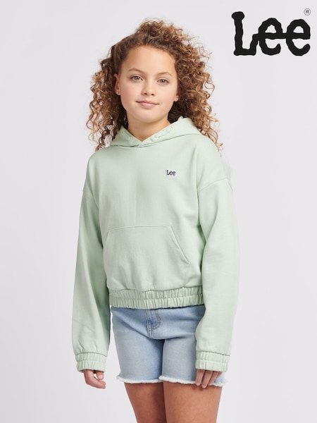 Lee Girls Regular Fit 100% Cotton Badge Hoodie (B29439) | ‏201‏₪ - ‏241‏ ₪