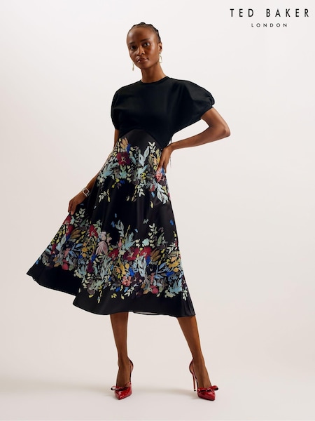 Ted Baker Ponte Maulina Dress With Midi Skirt (B29540) | €139