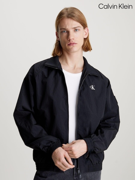 Calvin Klein Black Unpadded Logo Jacket (B29715) | €86