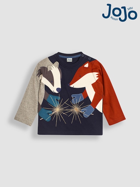 JoJo Maman Bébé Appliqué and Embroidered Top (B29732) | 29 €