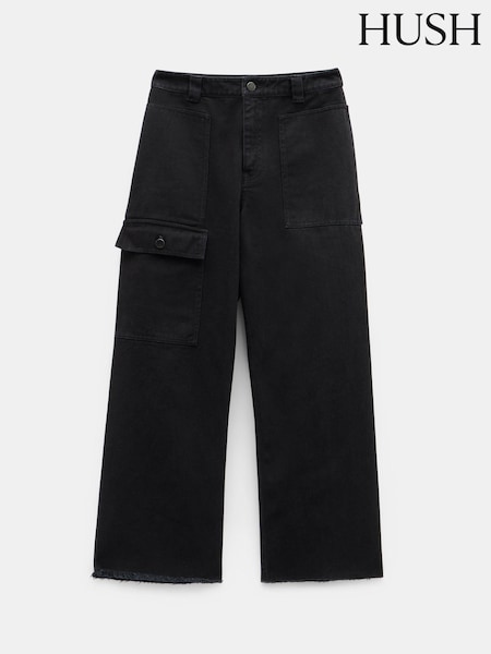Hush Black Issy Cropped Jeans (B29768) | €54