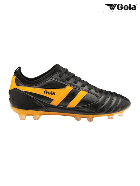 Gola Black Mens Ceptor MLD Pro Microfibre Lace-Up Football Boots (B29884) | ₪277