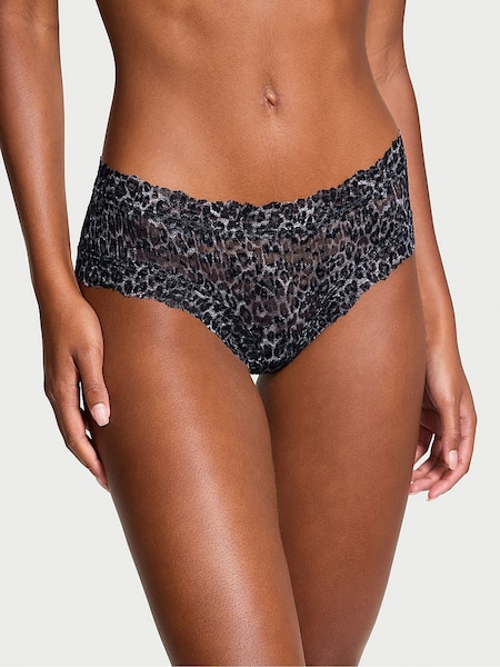 Victoria's Secret Tornado Grey Leopard Cheeky Knickers (B30113) | €10.50