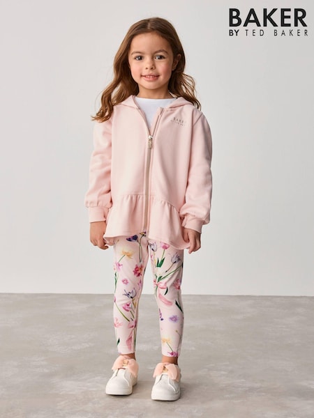 Baker By Ted Baker Pink 3 Piece Cardigan & Legging Set (B30181) | 265 zł - 295 zł