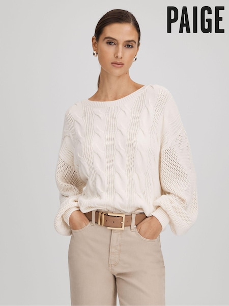 Paige Cotton Blend Knitted Jumper (B30232) | €351