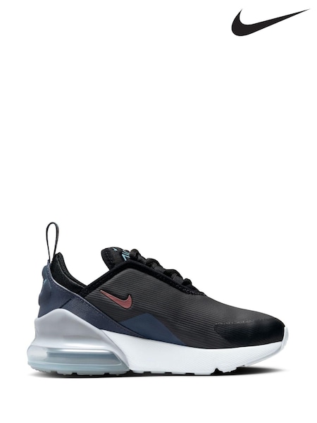 Nike Black/White Youth Air Max 270 Trainers (B30458) | €49