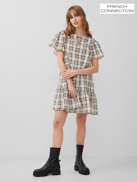 French Connection Ivy Check Dress (B30656) | €50