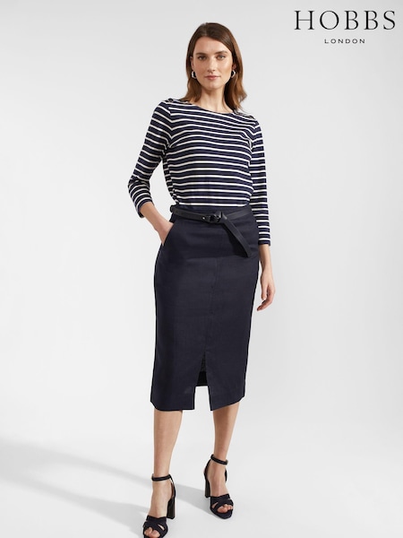 Hobbs Blue Ashleigh Skirt (B30767) | €63