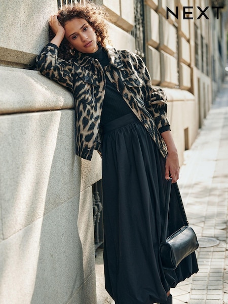 Animal Print Shacket (B30808) | €12