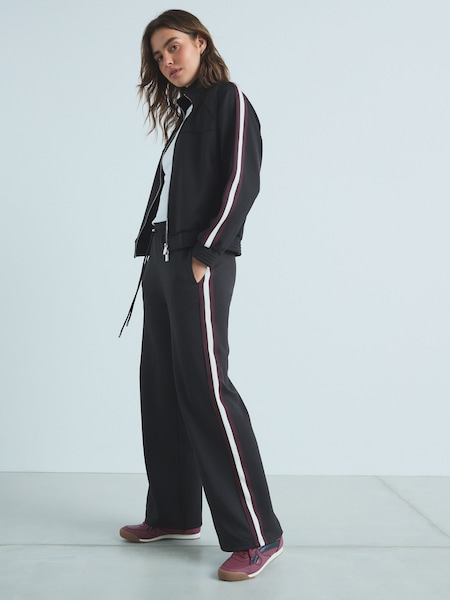 Black/White Side Stripe Trousers (B30944) | AED71