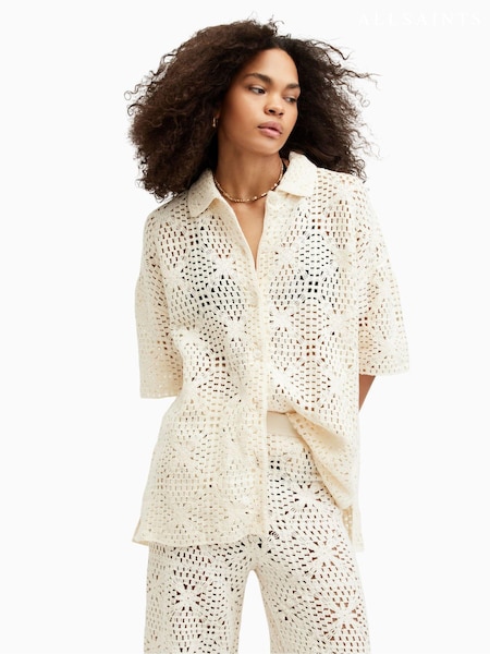 AllSaints White Milly Shirt (B33732) | €95