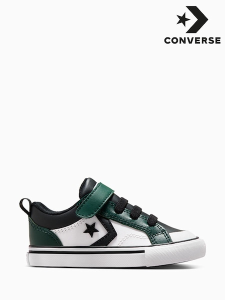 Converse Green Infant Pro Blaze Strap Leather Trainers (B33771) | AED107