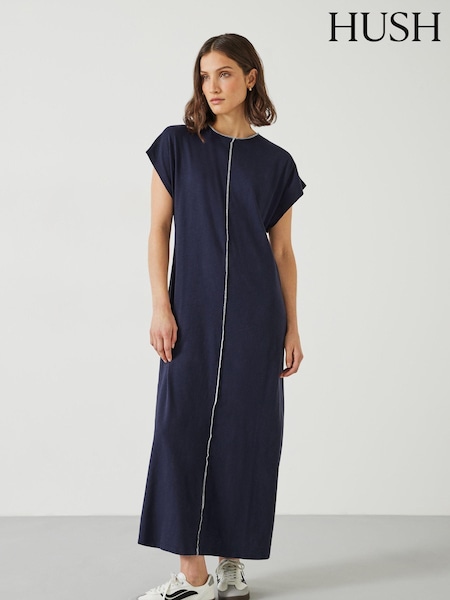 Hush 100% Cotton Alessia Jersey Maxi Dress (B33898) | 371 LEI