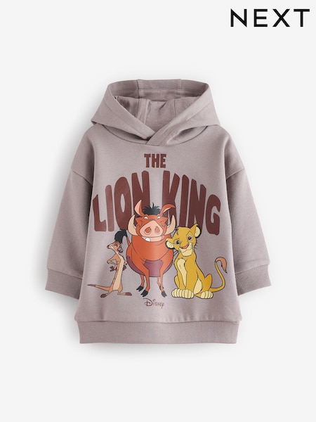 Charcoal Grey Lion Print King Hoodie (3mths-8yrs) (B33943) | 55 QAR - 62 QAR