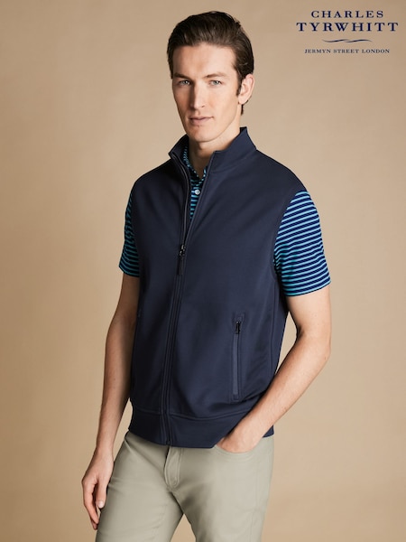 Charles Tyrwhitt 100% Cotton Sleeveless Performance Gilet (B34252) | €80