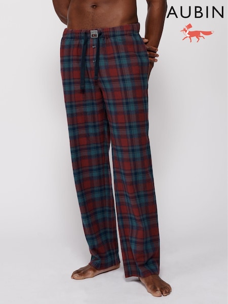 Aubin Red Edward Lounge Pant Pyjamas (B34424) | €46