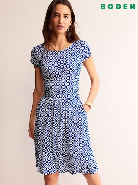 Boden Blue Amelie Jersey Dress (B34478) | €42