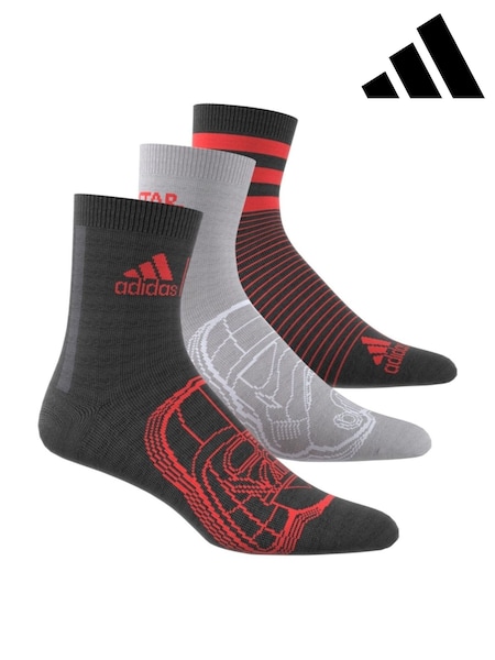 adidas Red/Black Crew Socks (B34504) | €6