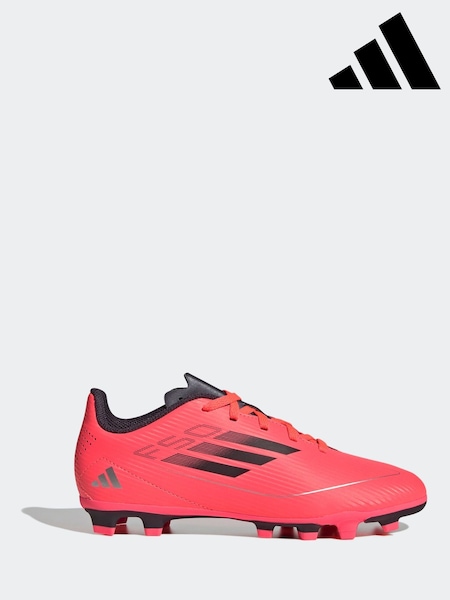 adidas Bright Red F50 Kids Club Flexible Ground Football Boots (B34568) | €23