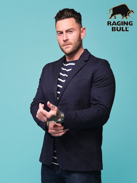 Raging Bull Blue Casual Blazer (B34637) | €89 - €102