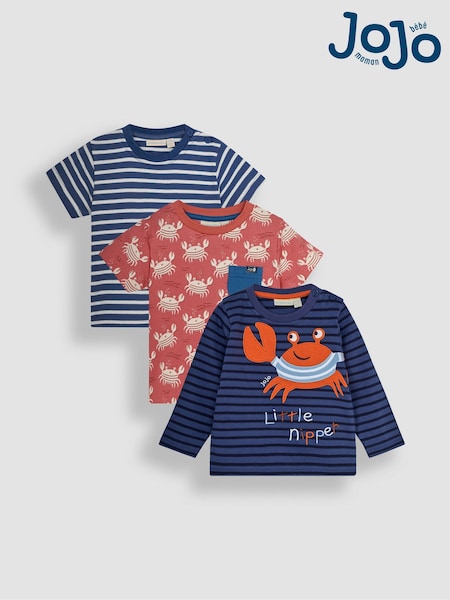 JoJo Maman Bébé Crab Tops 3 Pack (B34667) | 46 €