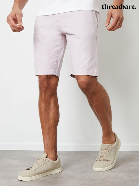 Pink - Threadbare 100% Cotton Chino Shorts (B34726) | 15 €