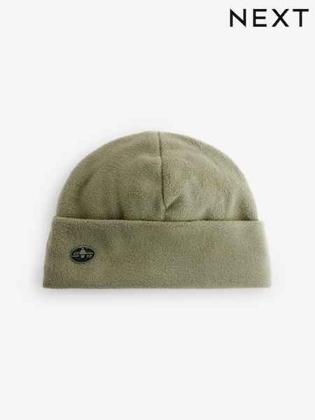 Khaki Green Fleece Beanie Hat (1-16yrs) (B34856) | €6 - €10