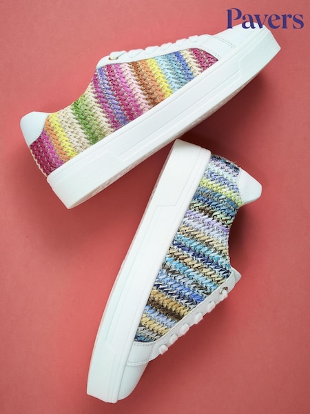Мульти - Pavers Lace Up Trainers (B35093) | €46
