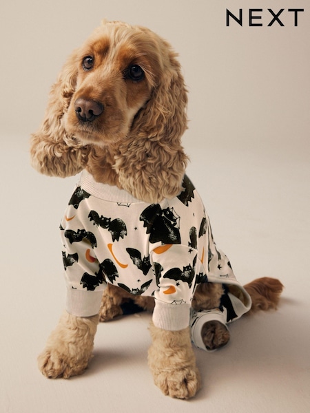 Bat Print Glow in the Dark Halloween Pet Pyjamas (B35145) | €11