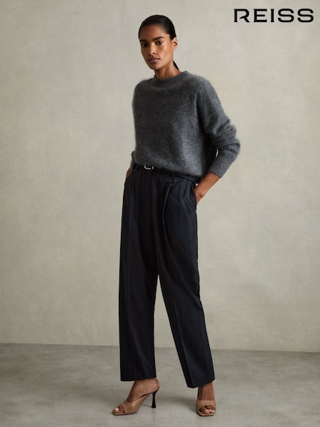 Reiss Freja Tapered Belted Trousers (B35262) | 200 €