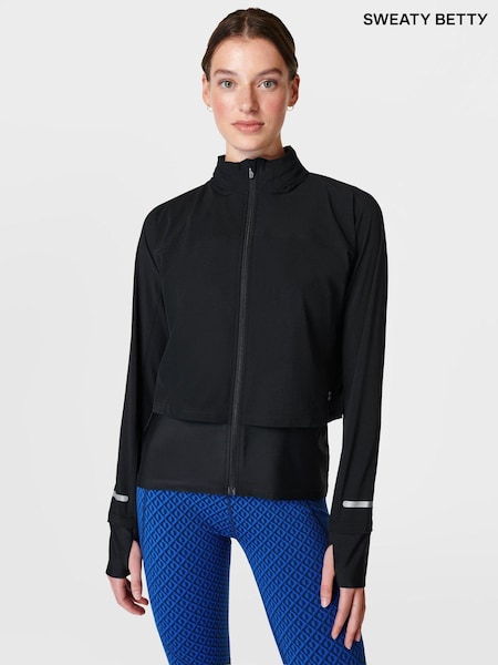 Sweaty Betty Black Fast Track Running Jacket (B35291) | €77