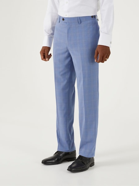 Skopes Tailored Fit Fontelo Check Suit: Trousers (B35917) | 246 LEI
