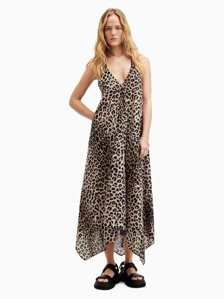 AllSaints White 100% Cotton Meria Broderie Dress (B35995) | €185