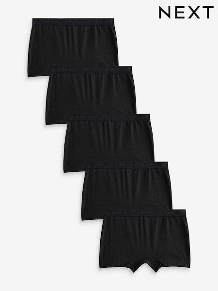 Negro - Boxer Short Briefs 5 Pack (2-16yrs) (B36010) | 14 € - 22 €