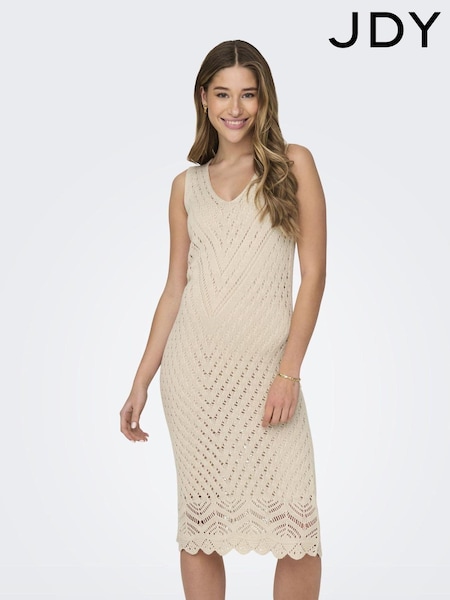 JDY Crochet Sleevelesss Beach Dress (B36055) | 93 LEI