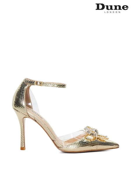 Dune London Confess Bow Trim 2 Part Heels (B36060) | 447 LEI
